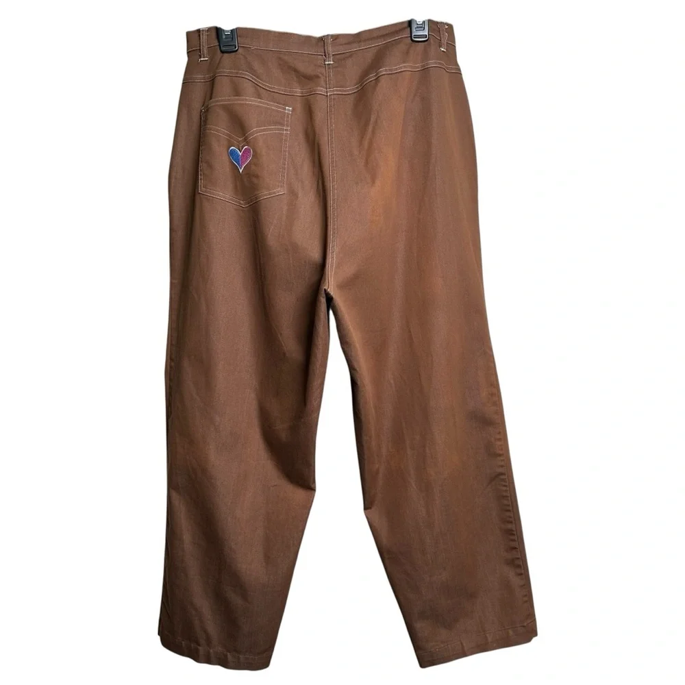 Bob Mackie Wearable Art Women's XL Matching Set Embroidered Jacket Pants Wetern - Picture 11 of 15